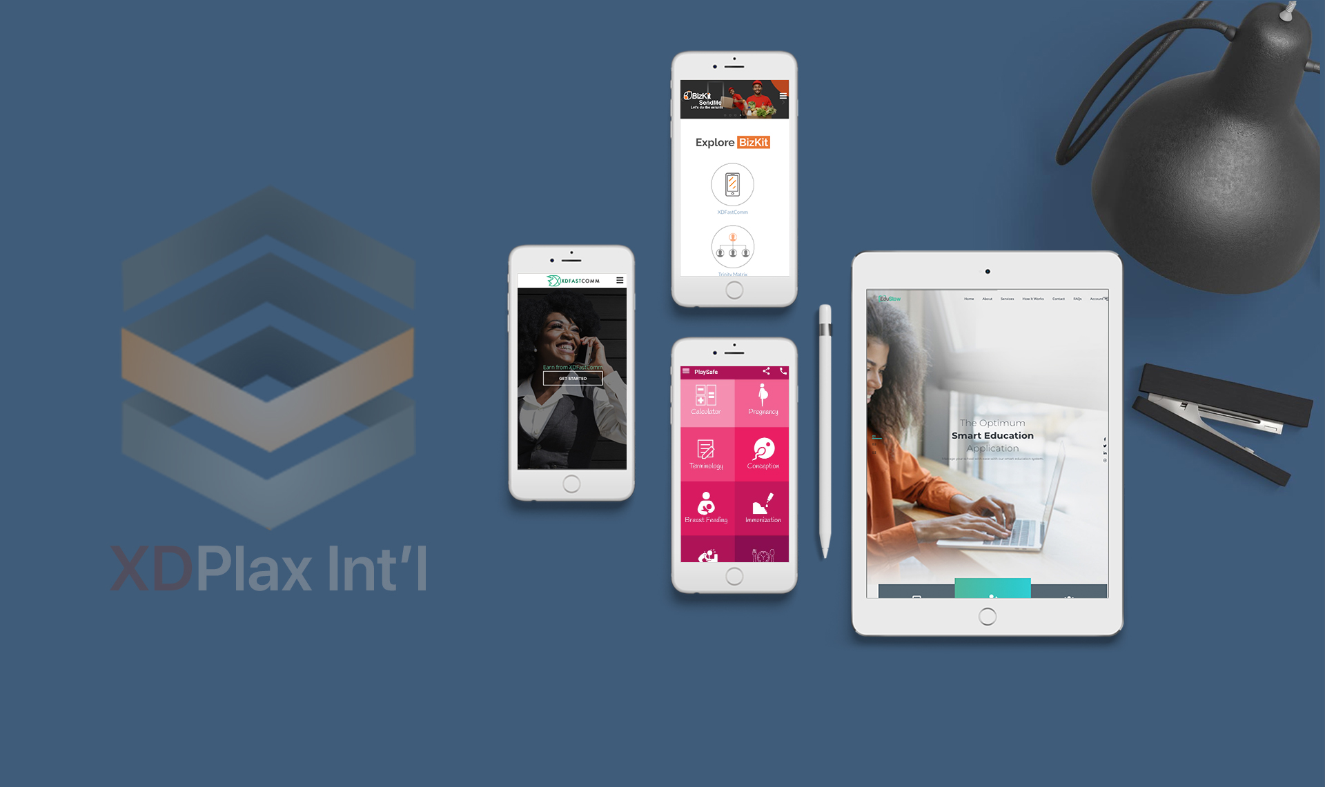 Xdplax Product Ecosystem Mockups